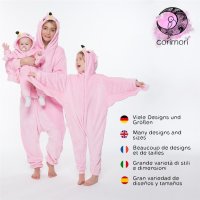 Corimori 1850 Tiffany der Flamingo Baby Neugeborenen Onesie Jumpsuit Strampler Anzug Kostüm Verkleidung (70-90 cm), Rosa