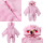 Corimori 1850 Tiffany der Flamingo Baby Neugeborenen Onesie Jumpsuit Strampler Anzug Kostüm Verkleidung (70-90 cm), Rosa