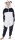 Corimori 1851 Mei der Panda Kinder Jungen Mädchen Onesie Jumpsuit Anzug Kostüm Verkleidung (Gr. 110-130 cm), Blau Weiß