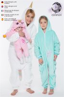 Corimori 1850 Rose das Einhorn Baby Neugeborenen Onesie Jumpsuit Strampler Anzug Kostüm Verkleidung (70-90 cm), Rosa