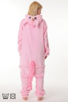 Corimori 1852 Rose das Einhorn Damen Herren Onesie Jumpsuit Anzug Einteiler Kostüm Verkleidung Gr. 160 - 170cm, Rosa