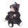 Corimori 1850 Ruby Punk-Einhorn Baby Kleinkind Onesie Jumpsuit Strampler Anzug Kostüm Verkleidung (70-90 cm), Schwarz