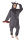 Corimori 1852 Ruby Punk-Einhorn Damen Herren Onesie Jumpsuit Anzug Einteiler Kostüm Verkleidung Gr. 160 - 170cm, Schwarz