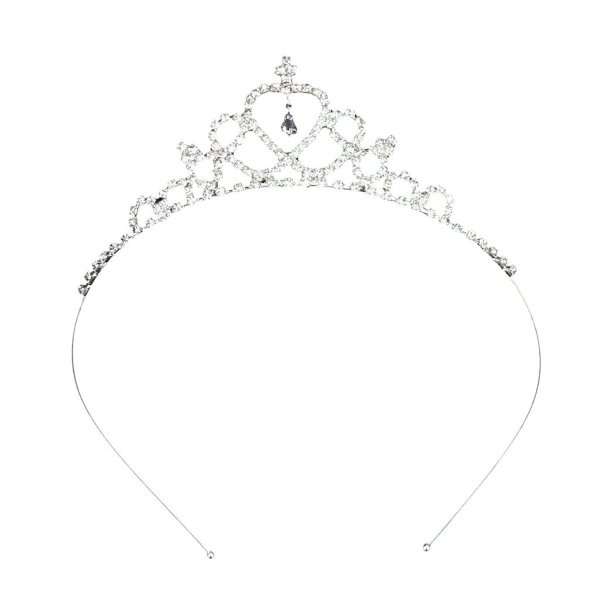 JGA Hochzeit Diadem für Kinder, Damen in Herz Form Kronen Stirnband Tiara Prinzessin