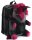 Corimori 1857 Punk-Einhorn „Ruby“ - großer, flauschiger Plüsch-Rucksack für Kinder und Erwachsene - schwarz / pink