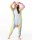 Katara 1744 -  Einhorn Regenbogen M (155-165cm), Jumpsuit, Onesie, Karneval, Overall, Party, Karnevals-Kostüm, Verkleidung zum Fasching, Schlafanzug, Hausanzug, Jogginganzug, Cosplay, Tierkostüm für Erwachsene
