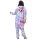 Katara 1744 -  Einhorn Lila Sterne L (165-175cm), Jumpsuit, Onesie, Karneval, Overall, Party, Karnevals-Kostüm, Verkleidung zum Fasching, Schlafanzug, Hausanzug, Jogginganzug, Cosplay, Tierkostüm für Erwachsene