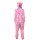 Katara 1744 -  Einhorn Pink/Rosa Sterne M (155-165cm), Jumpsuit, Onesie, Karneval, Overall, Party, Karnevals-Kostüm, Verkleidung zum Fasching, Schlafanzug, Hausanzug, Jogginganzug, Cosplay, Tierkostüm für Erwachsene