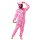 Katara 1744 -  Einhorn Pink/Rosa Sterne L (165-175cm), Jumpsuit, Onesie, Karneval, Overall, Party, Karnevals-Kostüm, Verkleidung zum Fasching, Schlafanzug, Hausanzug, Jogginganzug, Cosplay, Tierkostüm für Erwachsene