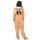 Katara 1744 -  Hirsch Braun/Weiß S (145-155cm), Jumpsuit, Onesie, Karneval, Overall, Party, Karnevals-Kostüm, Verkleidung zum Fasching, Schlafanzug, Hausanzug, Jogginganzug, Cosplay, Tierkostüm für Erwachsene