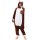 Katara 1744 -  Pferd braun M (155-165cm), Jumpsuit, Onesie, Karneval, Overall, Party, Karnevals-Kostüm, Verkleidung zum Fasching, Schlafanzug, Hausanzug, Jogginganzug, Cosplay, Tierkostüm für Erwachsene