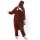 Katara 1744 -  Pferd braun M (155-165cm), Jumpsuit, Onesie, Karneval, Overall, Party, Karnevals-Kostüm, Verkleidung zum Fasching, Schlafanzug, Hausanzug, Jogginganzug, Cosplay, Tierkostüm für Erwachsene