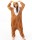 Katara 1744 -  Rentier Braun M (155-165cm), Jumpsuit, Onesie, Karneval, Overall, Party, Karnevals-Kostüm, Verkleidung zum Fasching, Schlafanzug, Hausanzug, Jogginganzug, Cosplay, Tierkostüm für Erwachsene