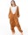 Katara 1744 -  Rentier Braun M (155-165cm), Jumpsuit, Onesie, Karneval, Overall, Party, Karnevals-Kostüm, Verkleidung zum Fasching, Schlafanzug, Hausanzug, Jogginganzug, Cosplay, Tierkostüm für Erwachsene