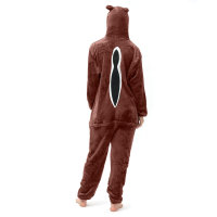 Katara 1744 -  Eichhörnchen Braunrot L (165-175cm), Jumpsuit, Onesie, Karneval, Overall, Party, Karnevals-Kostüm, Verkleidung zum Fasching, Schlafanzug, Hausanzug, Jogginganzug, Cosplay, Tierkostüm für Erwachsene