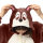 Katara 1744 -  Eichhörnchen Braunrot L (165-175cm), Jumpsuit, Onesie, Karneval, Overall, Party, Karnevals-Kostüm, Verkleidung zum Fasching, Schlafanzug, Hausanzug, Jogginganzug, Cosplay, Tierkostüm für Erwachsene