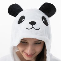 Katara 1744 -  Polarbär Weiß M (155-165cm), Jumpsuit, Onesie, Karneval, Overall, Party, Karnevals-Kostüm, Verkleidung zum Fasching, Schlafanzug, Hausanzug, Jogginganzug, Cosplay, Tierkostüm für Erwachsene