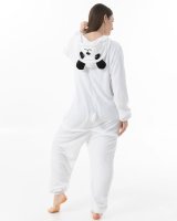 Katara 1744 -  Polarbär Weiß M (155-165cm), Jumpsuit, Onesie, Karneval, Overall, Party, Karnevals-Kostüm, Verkleidung zum Fasching, Schlafanzug, Hausanzug, Jogginganzug, Cosplay, Tierkostüm für Erwachsene