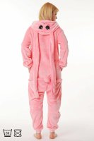 Corimori 1851 Bonnie der Hase Kinder Jungen Mädchen Onesie Jumpsuit Anzug Kostüm Verkleidung (Gr. 130-150cm) Rosa