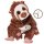 Corimori (viele Designs) Baby Onesie Henry das Faultier Süßes Tier Plüsch-Kostüm Strampler Dunkel-Braun Beige (70-90 cm)