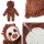 Corimori (viele Designs) Baby Onesie Henry das Faultier Süßes Tier Plüsch-Kostüm Strampler Dunkel-Braun Beige (70-90 cm)