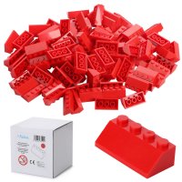 100 Bausteine In Dachform, 100% Kompatibel LEGO®,...