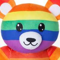 Corimori Plüschtier, Quinn der LGBTQ Teddy, Regenbogen-Bär, 28cm, bunt