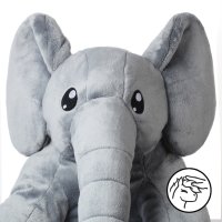 Corimori® - Elefant Nuru großes XXL Kuscheltier für Kleinkinder, bauschig und weich, kuschel-softe Qualität, grau