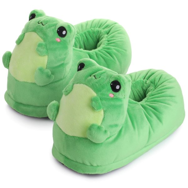 "Eddy" der Frosch Plüsch Hausschuhe EU Einheitsgröße 25-33.5