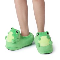 "Eddy" der Frosch Plüsch Hausschuhe EU Einheitsgröße 25-33.5