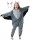 Flauschiges Fledermaus-Kostüm für Kinder mit Haarreif | Halloween Fasching Kostüm Onesie für Mädchen, Jungen