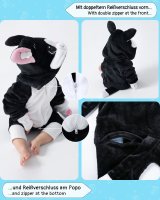 Flauschiges Katzen-Kostüm für Babies, Neugeborene, | Karneval Fasching Kostüm Onesie für Mädchen, Jungen