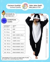 Flauschiges Katzen-Kostüm für Erwachsene mit Haarreif | Karneval Kostüm Onesie für Damen, Herren | Körpergröße 160-170cm