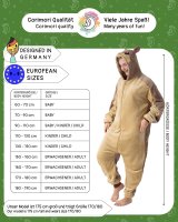 Flauschiges Murmeltier-Kostüm für Erwachsene mit Haarreif | Karneval Kostüm Onesie für Damen, Herren | Körpergröße 150-160cm