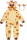 Flauschiges Giraffen-Kostüm für Kinder mit Haarreif | Karneval Fasching Kostüm Onesie für Mädchen, Jungen