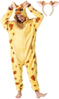 Flauschiges Giraffen-Kostüm für Erwachsene mit...