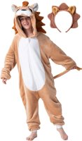 Flauschiges Löwen-Kostüm für Kinder mit...