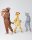 Flauschiges Elefanten-Kostüm für Kinder mit Haarreif | Karneval Fasching Kostüm Onesie für Mädchen, Jungen | Körpergröße 130-150cm