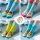 Witzige Lustige Bunte Anime Baumwolle Socken 4er Set Tiere Geschenk-Verpackung