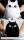Stimmungskuscheltier, 18cm Plüschtier zum Wenden, Katzen Miso & Mochi, schwarz weiß