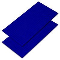 (Viele Farben) 16x32 Noppen Bauplatten 12,75cm x 25,5cm...