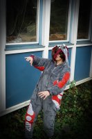 Flauschiges Zombie Einhorn Kostüm für Erwachsene mit Haarreif | Halloween Kostüm Onesie für Damen, Herren | Körpergröße 150-160cm