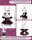 Alice das Gothic-Häschen mit Accessories | 26cm Stofftier, Plüschtier, Hasen-Kuscheltier, weiß schwarz rosa