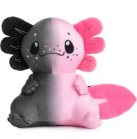 Axolotl Plüschtier Grau, Pink 25cm | Freckles der...