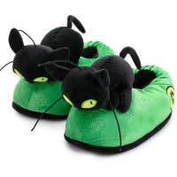 Miraculous Ladybug Plüsch-Hausschuhe Kwami "Plagg" für Mädchen, Jungen, Erwachsene | Schwarz, EU Einheitsgr. 25-33,5 | Pantoffeln Schuhe