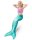 Meerjungfrauenflosse für Mädchen, Kinder, Jugendliche Schwimmfosse mit Bikini und Tattoos Meerjungfrau "Nerissa" (türkis-lila) Arielle Körpergröße bis 150cm