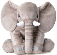 60cm Elefant Kuscheltier I extra flauschiges, graues XXL...