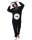 Jumpsuit, Onesie für Erwachsene Glücksbärchis Pechbärchi Schwarz L (Körpergröße 165-175 cm)