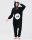 Jumpsuit, Onesie für Erwachsene Glücksbärchis Pechbärchi Schwarz L (Körpergröße 165-175 cm)