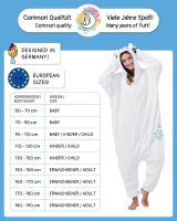 Flauschiges Eisbär-Kostüm für Erwachsene mit Haarreif | Karneval Kostüm Onesie für Damen, Herren